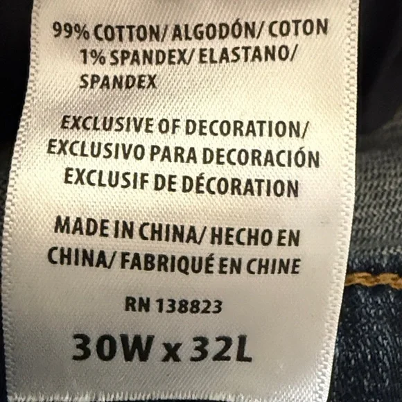 Shyanne 30x32 Dark Blue boot cut jeans - Picture 5 of 10